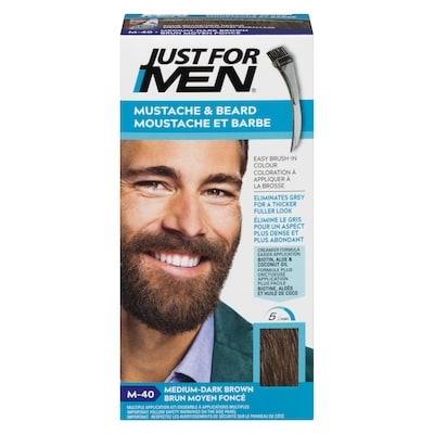 Just For Men Men's Mustache And Beard Colour Medium Dark Brown M40 1 ea, $12.36/1ea