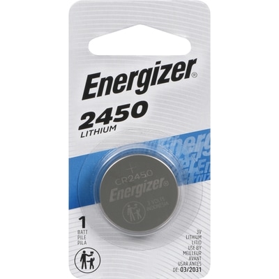 Energizer 2450 Lithium Coin Battery, 1 Pack 1 ea, $8.99/1ea