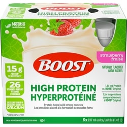 Nestle Health Science High Protein Meal Replacement Drink Strawberry 6x237.0 ml, $1.16/100ml