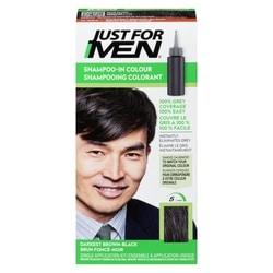 Men's Hair Colour Darkest Brown Black H50A