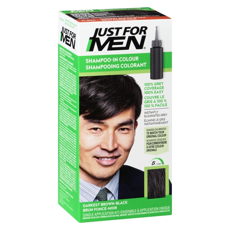 Men's Hair Colour Darkest Brown Black H50A