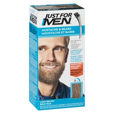 Men's Mustache And Beard Colour Light Brown M25