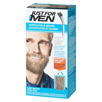 Men's Mustache And Beard Colour Light Brown M25