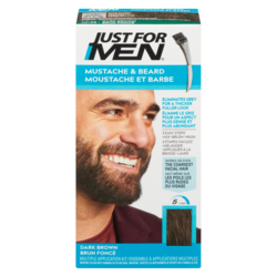 Men's Mustache And Beard Colour Dark Brown M45