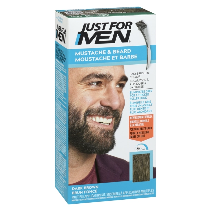 Men's Mustache And Beard Colour Dark Brown M45