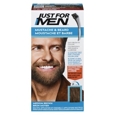 Just For Men Men's Mustache And Beard Colour Medium Brown M35 1 ea, $12.36/1ea