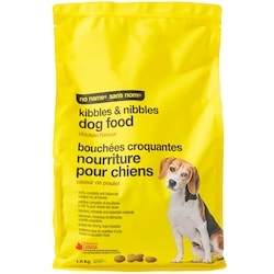 No Name Chicken Flavour Kibbles and Nibbles Dry Dog Food 1.8 kg, $0.53/100g