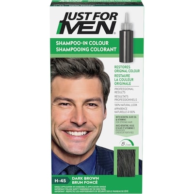 Just For Men Shampooing colorant, brun foncé 1 ea, 10,49 $/1ch