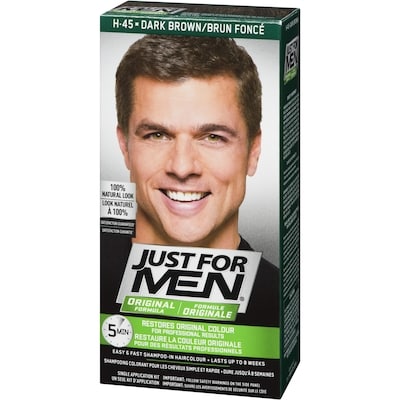 Shampooing colorant, brun foncé