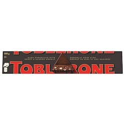 Toblerone Tablette de chocolat noir avec nougat au miel et aux amandes 360 g, 3,61 $/100g