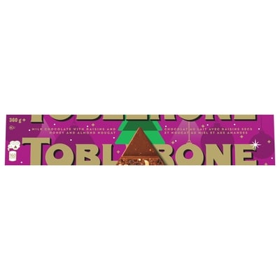 Toblerone Fruit and Nut Milk Chocolate with Honey and Almond Nougat Bar 360 g, $2.78/100g