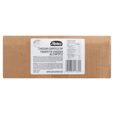 Heinz Heinz Cheddar Chipotle (100 X 44 Ml Dip Cups) 100x44.0 ml, $1.30/100ml