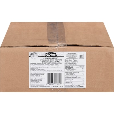 Heinz Creamy Garlic (100 X 44 Ml Dip Cups) 100x44.0 ml, $1.31/100ml