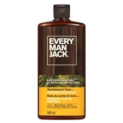 Gel douche, Santal et teck