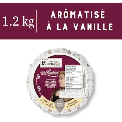 Alexis de Portneuf Fromage Brie triple crème Lady Laurier d'Arthabaska 5,19 $/100g 23,55 $/1lb