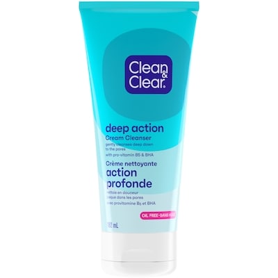 Clean & Clear Deep Action Cream Cleanser 192 ml, $5.62/100ml