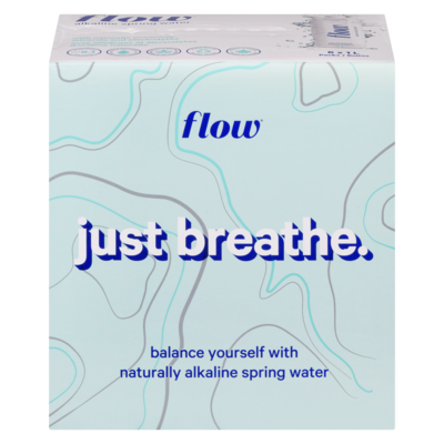 Flow Water Naturally Alkaline Spring Water  6x1000.0 ml, $0.35/100ml