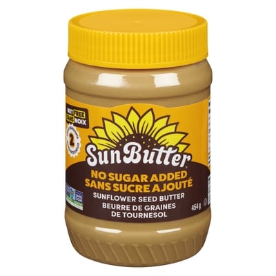 Sunbutter Sun Butter Spread Sunflower Butter, No-Sugar 454 g, $1.72/100g