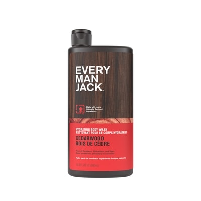 Every Man Jack Gel douche, Bois de cèdre 500 ml, 2,10 $/100ml