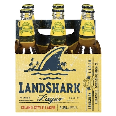 LANDSHARK  Landshark Lager (Case) (ID required at pick-up) 6x355.0 ml, $0.75/100ml
