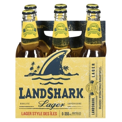 LANDSHARK  Bière Landshark Lager (Pièce d’identité requise au moment du ramassage) 6x355.0 ml, 0,75 $/100ml