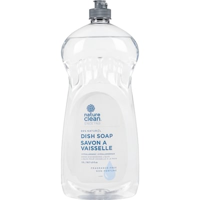 Nature Clean Dish Washing Liquid, Unscented 1.5 l, $0.47/100ml