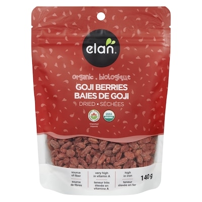 Elan Organic Goji Berries 140 g, $5.46/100g