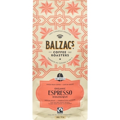 Balzac's Espresso Whole Bean Coffee 340 g, $5.29/100g