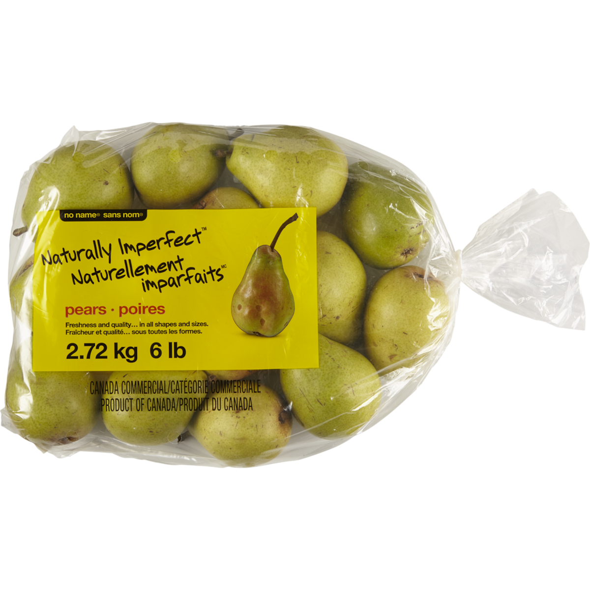 No Name Naturally Imperfect Pears 2.87 kg, $0.21/100g