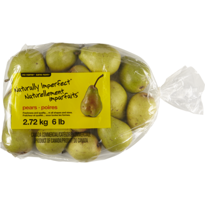 No Name Naturally Imperfect Pears 2.87 kg, $0.21/100g