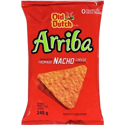 Old Dutch Croustilles de tortilla Arriba à saveur de nachos au fromage 245 g, 1,63 $/100g