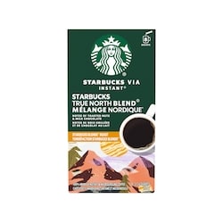 Starbucks Via Instant True North Blend Blonde Roast Coffee Packets 8 ea, $1.19/1ea