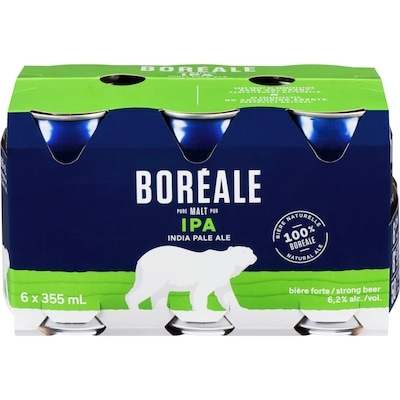 Boréale Bière forte india pale ale (Pièce d’identité requise au moment du ramassage) 6x355.0 ml, 0,47 $/100ml