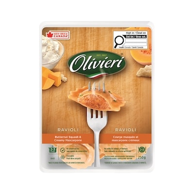 Olivieri Butternut Squash and Creamy Mascarpone Ravioli 250g 250 g, $2.80/100g
