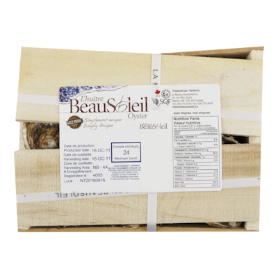 Maison Beausoleil Beausoleil Oysters (Case) 24x1.0 ea, $30.99/1ea