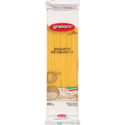 Granoro Pasta Spaghetti Ristoranti 14 Durum Wheat Semolina 450 g, $0.66/100g