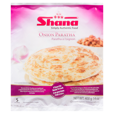 Shana Onion Paratha 400 g, $0.62/100g