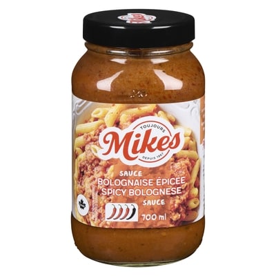 Mikes Spicy Bolognese Sauce 700 ml, $0.71/100ml