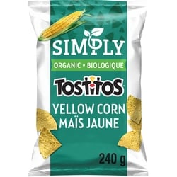 Tostitos Simply Organic Yellow Corn Tortilla Chips 240 g, $2.50/100g