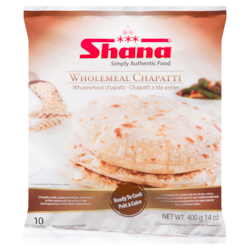 Shana Chapatti au blé entier 400 g, 0,62 $/100g
