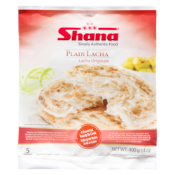 Shana Lacha paratha nature 400 g, 0,62 $/100g