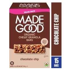 Made Good Chocolate Chip Granola Bars 15pk 360 g, $3.05/100g