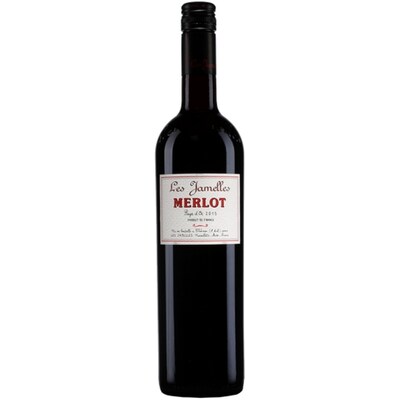 LES JAMELLES  Merlot Red Wine, France (ID required at pick-up) 750 ml, $2.37/100ml