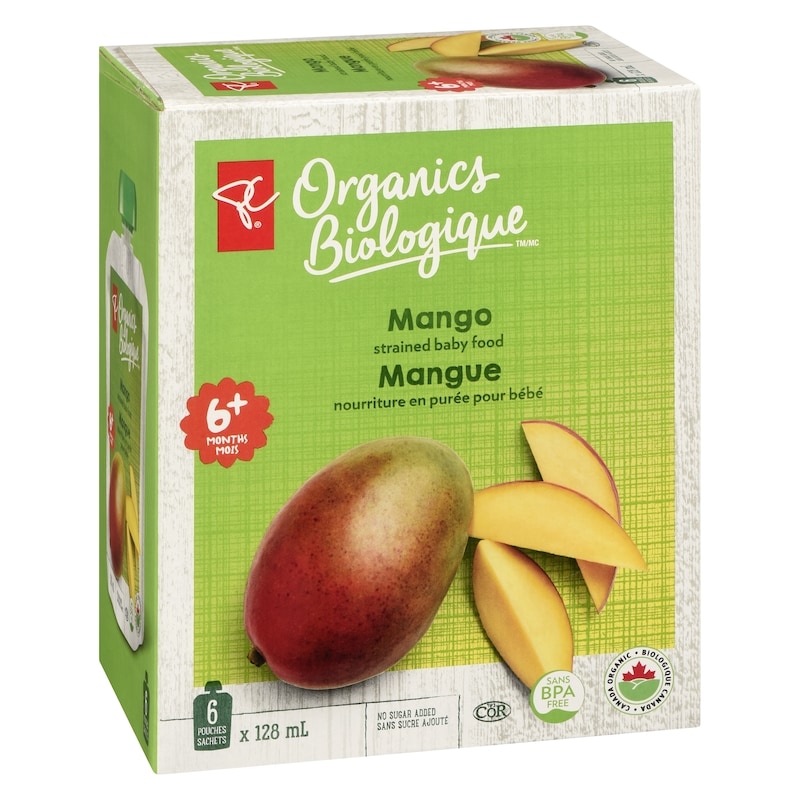 Mango Strained Baby Food