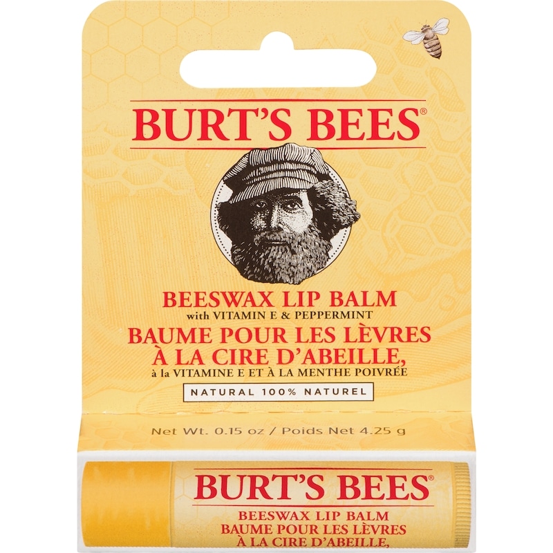 100% Natural Origin Moisturizing Lip Balm, Beeswax