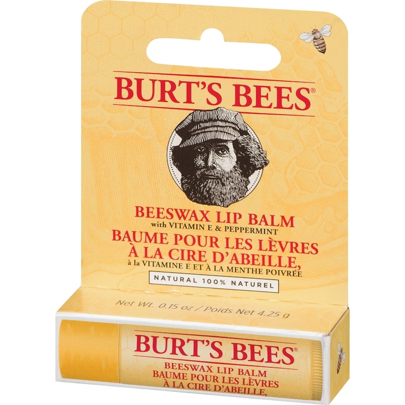 100% Natural Origin Moisturizing Lip Balm, Beeswax