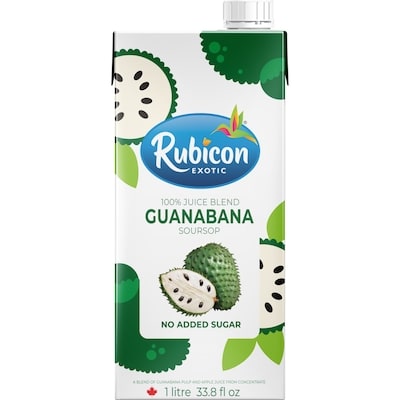 Rubicon Guanabana 100% Fruit Juice No-Added-Sugar  1 l, $0.35/100ml