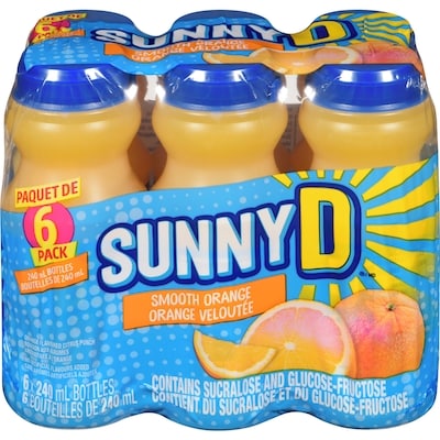 Sunny Delight Smooth 6x240.0 ml, $0.37/100ml