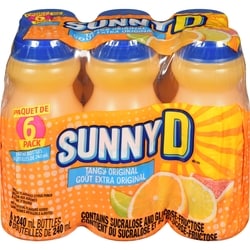 Sunny D Goût extra original 6x240.0 ml, 0,30 $/100ml