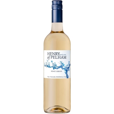 HENRY OF PELHAM Pinot Grigio (ID required at pick-up) 750 ml, $2.14/100ml